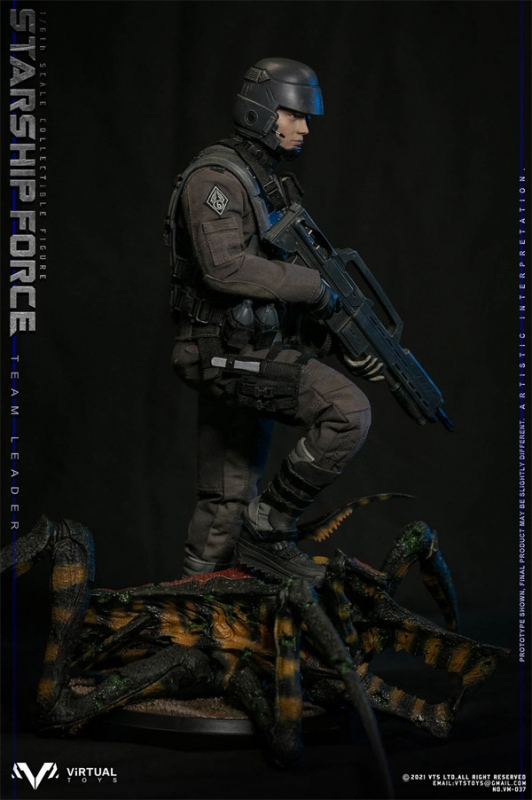 Starship Force Troopers Team Leader Deluxe Edition with Bug 1/6 Scale Figure by Virtual Toys - Click Image to Close