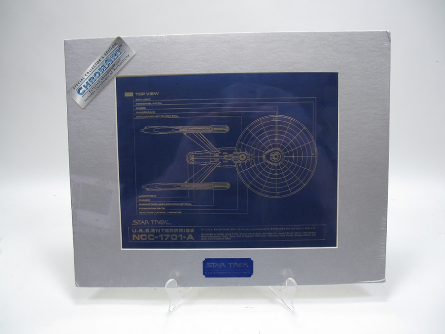 Star Trek Enterprise Blueprint Chromart 3 Limited Edition Art Prints - Click Image to Close