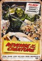 Revenge of the Creature 1955 10" X 14" Metal Sign #1 Creature From The Black Lagoon