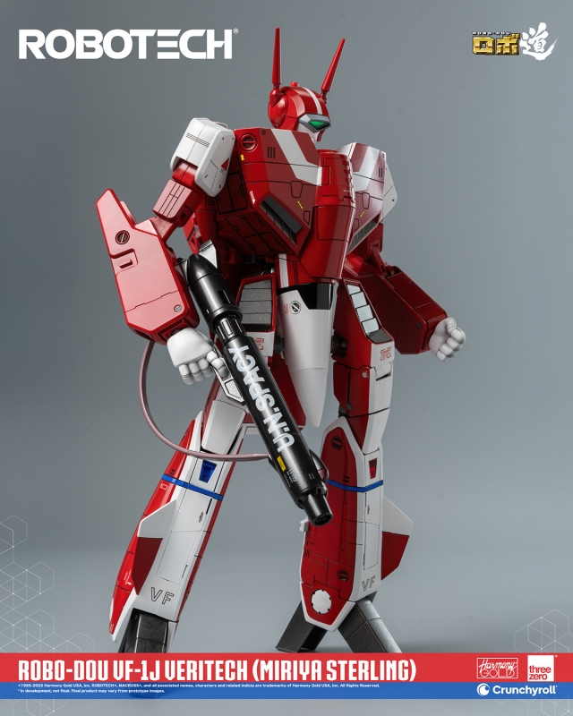 Macross Robotech VF-1J Veritech (Miriya Sterling) Robo-Dou Transforming Figure by ThreeZero - Click Image to Close