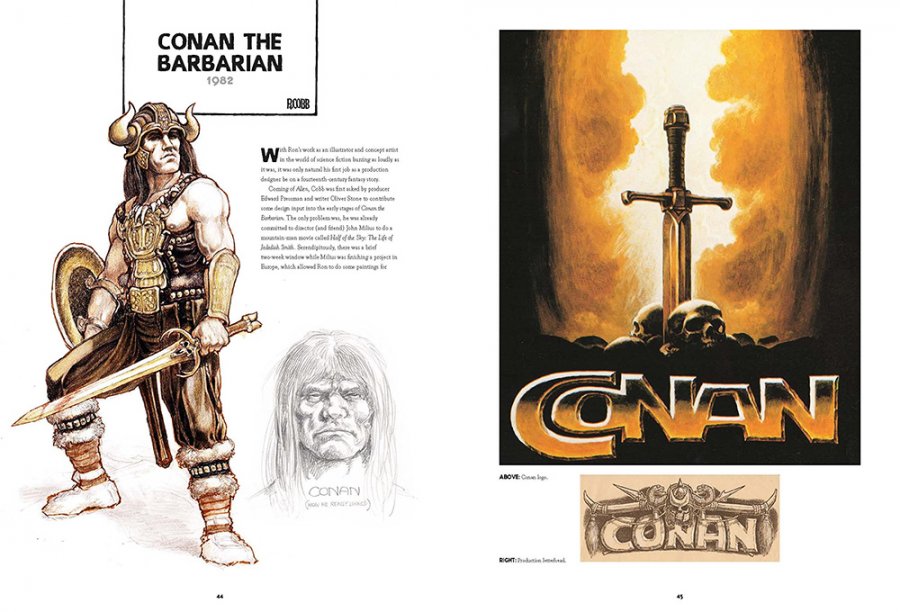 Art of Ron Cobb (Conan, Alien, Firefly, Star Wars, Back to the Future) Hardcover Book - Click Image to Close
