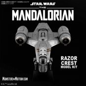 Star Wars Mandalorian Razor Crest Model Kit (SILVER VERSION) by Bandai Japan