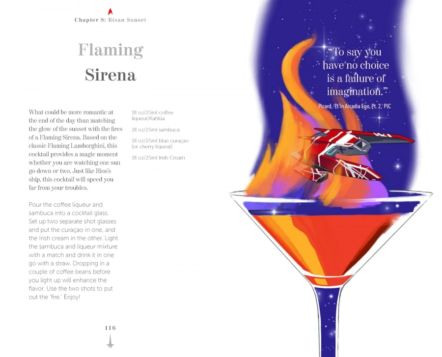 Star Trek Cocktails: A Stellar Compendium Hardcover Book - Click Image to Close