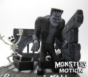 Monster Scenes Scale Frankenstein Cartoon Monster Skeleton Model Kit