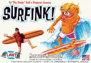 SurFink Ed "Big Daddy" Roth Re-Issue Model Kit by Atlantis Surf Fink