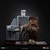 Jurassic Park Raptors at the Kitchen's Door 1/10 Scale Statue