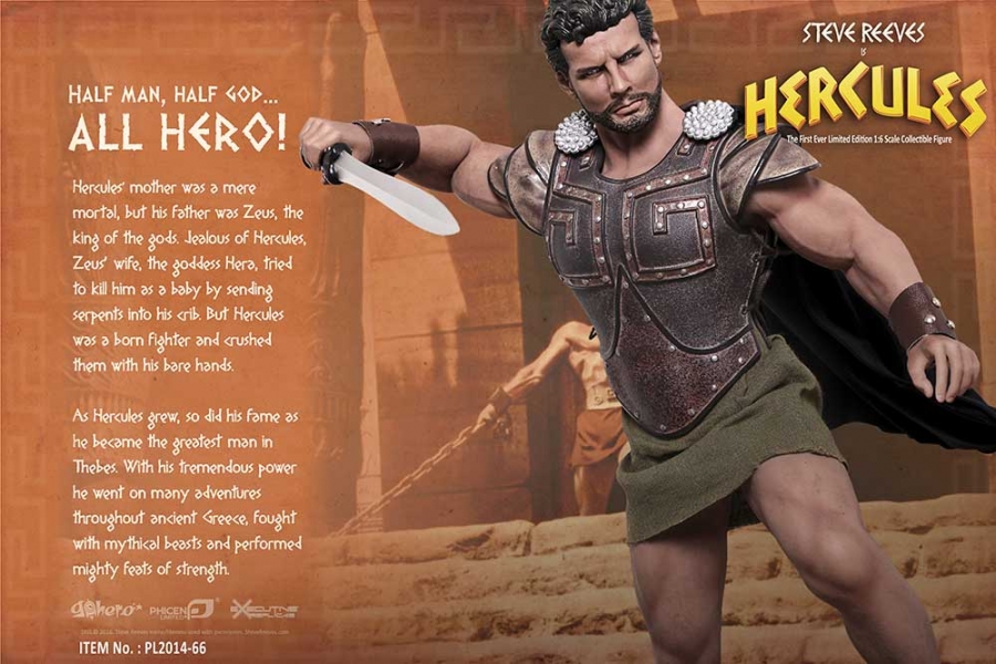 Hercules Steve Reeves 1/6 Scale Action Figure - Click Image to Close