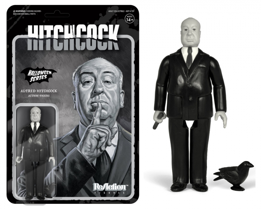 Alfred Hitchcock ReAction 3.75" Figure Grayscale Version - Click Image to Close