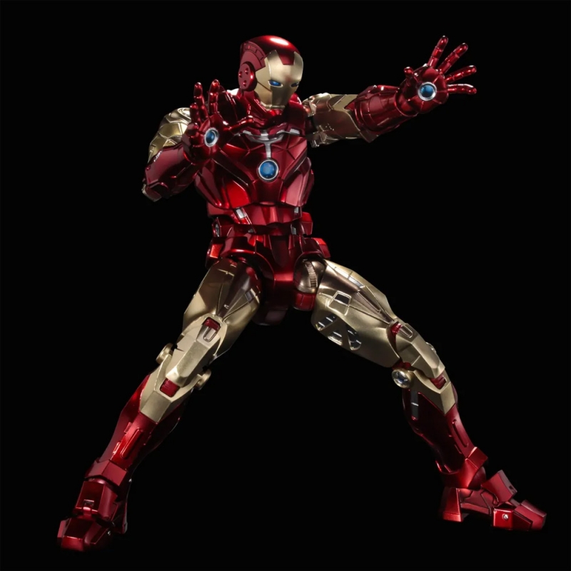 Iron Man Marvel Fighting Armor Action Figure by Sentinel - Click Image to Close