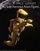 2001: A Space Odyssey Dr. Frank Poole Yellow Astronaut Spacesuit 1/12 Scale Figure (6" Executive Collection)