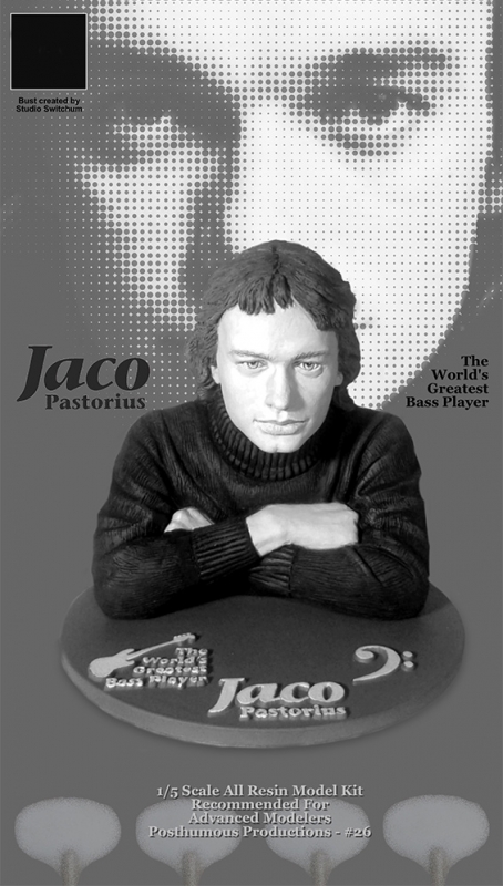 Jaco Pastorius World's Greatest Bass Player 1/5 Scale Bust - Click Image to Close