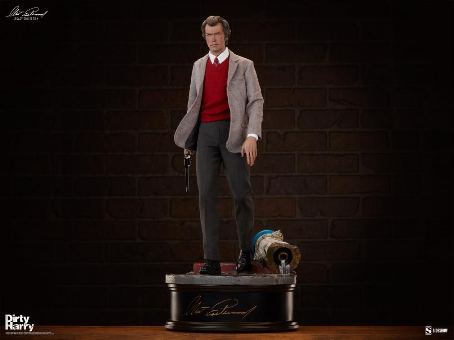 Dirty Harry Clint Eastwood Legacy Collection 23" Figure - Click Image to Close