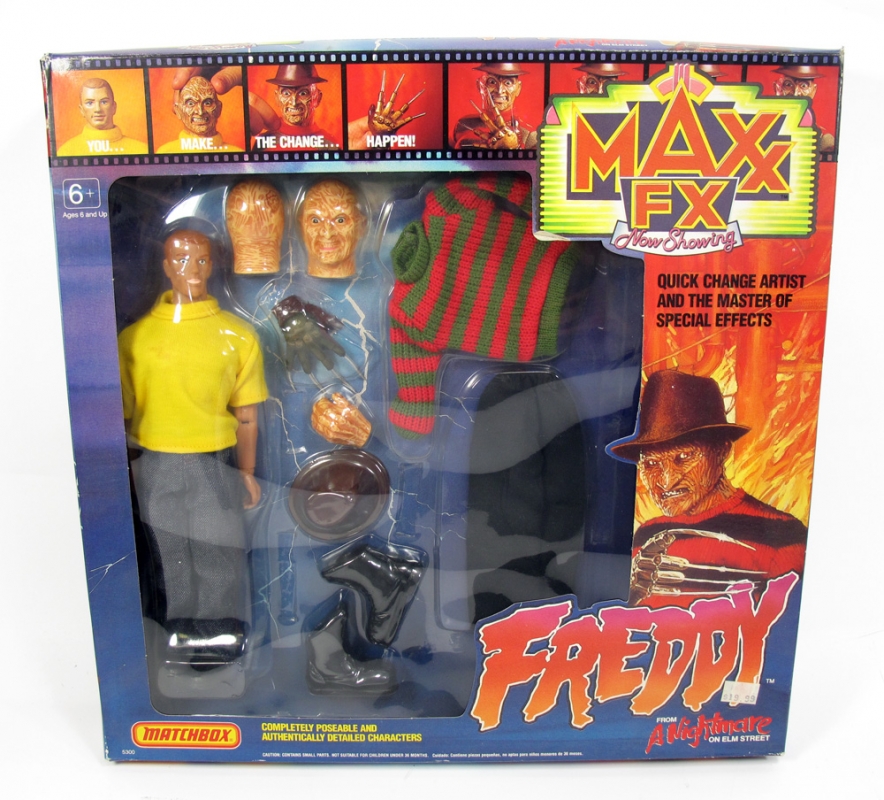 Nightmare on Elm Street Freddy Maxx FX Figure by Matchbox - Click Image to Close
