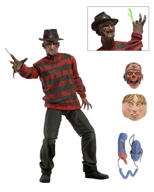 Nightmare on Elm Street Ultimate Freddy 30th Anniversary 7-Inch Action Figure - Click Image to Close