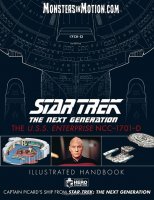 Star Trek The Next Generation U.S.S. Enterprise NCC-1701-D Illustrated Handbook Hardcover Book