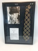 Peter Cushing Canterbury Auction Tie Shadowbox