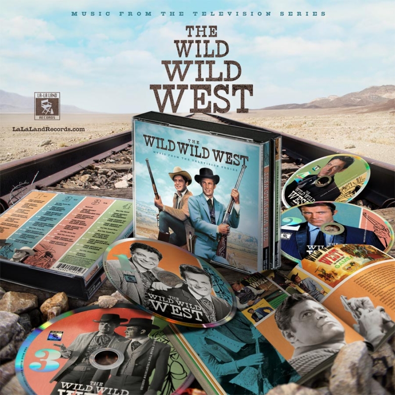 Wild Wild West TV Series Soundtrack CD 4 Disc Set LIMITED EDITION OF 1000 - Click Image to Close