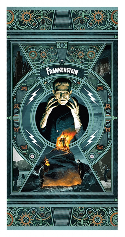 Frankenstein Universal Monsters Beach / Bath Towel - Click Image to Close
