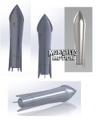 Rocketship X-M 1950 1/144 Scale Model Kit