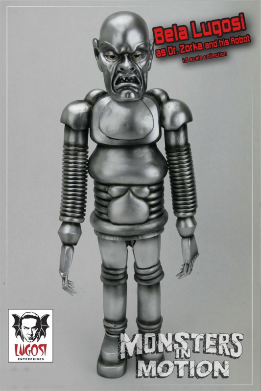 Bela Lugosi Phantom Creeps Dr. Zorka and His Robot 1/6th Scale Figure Set - Click Image to Close