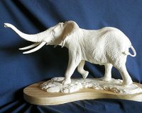 African Elephant 1/20 Scale Resin Model Kit