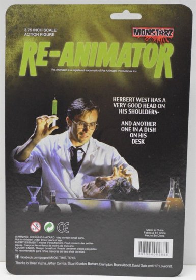 Re-Animator  Scale Retro Action Figure by Monstarz Re-Animator   Scale Retro Action Figure by Monstarz [061MO208] - $ : Monsters in  Motion, Movie, TV Collectibles, Model Hobby Kits, Action Figures, Monsters  in Motion