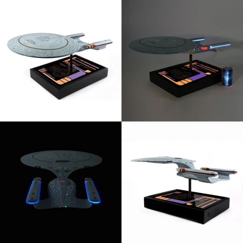 Star Trek TNG Enterprise 1701-D 24" Replica with Lights - Click Image to Close