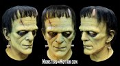 Frankenstein Boris Karloff Deluxe Latex Collector's Mask Universal Studios Monsters OOP