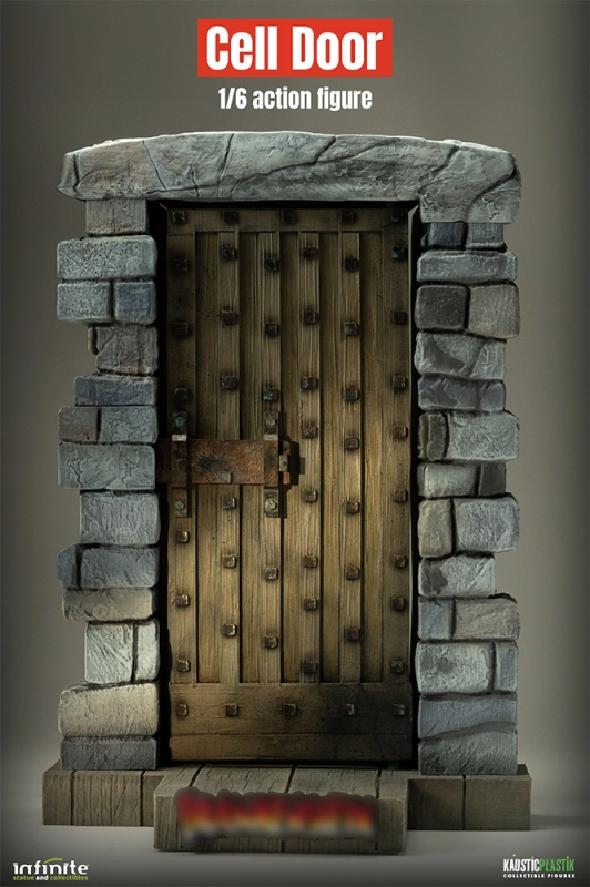 Frankenstein 1931 1/6 Scale Castle Cell Door Diorama for 12" Figures Infinite Statue - Click Image to Close