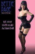 Bettie Page Queen of Pinups 1/6 Scale Action Doll Betty Page