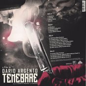 Tenebrae Soundtrack Vinyl LP Dario Argento Goblin LIMITED Blood Red with Razor Silver Colored Vinyl