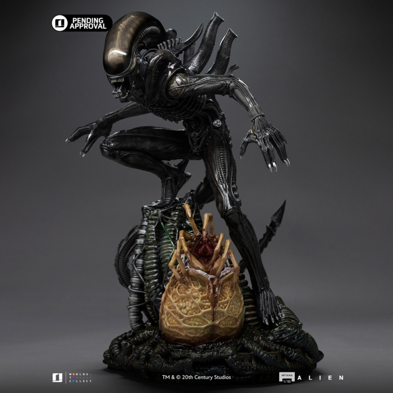 Alien 1979 Big Chap Xenomorph 1/10 Scale Statue H.R. Giger - Click Image to Close