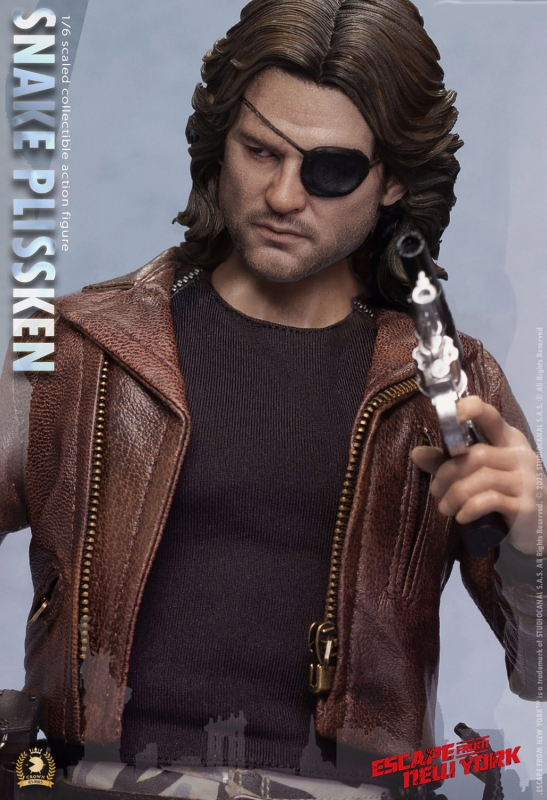 Escape from New York Snake Plissken (Sculpted Hair) Crown Series 1/6 Scale Figure - Click Image to Close