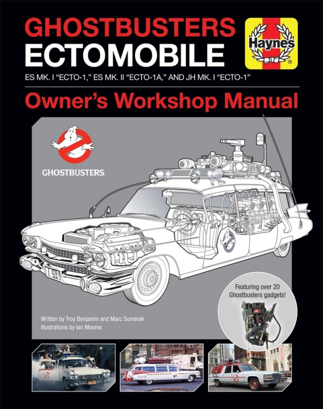 Ghostbusters Ectomobile Owner's Workshop Manual Hardcover Book - Click Image to Close