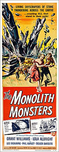 Monolith Monsters, The 1957 Insert Card Poster Reproduction