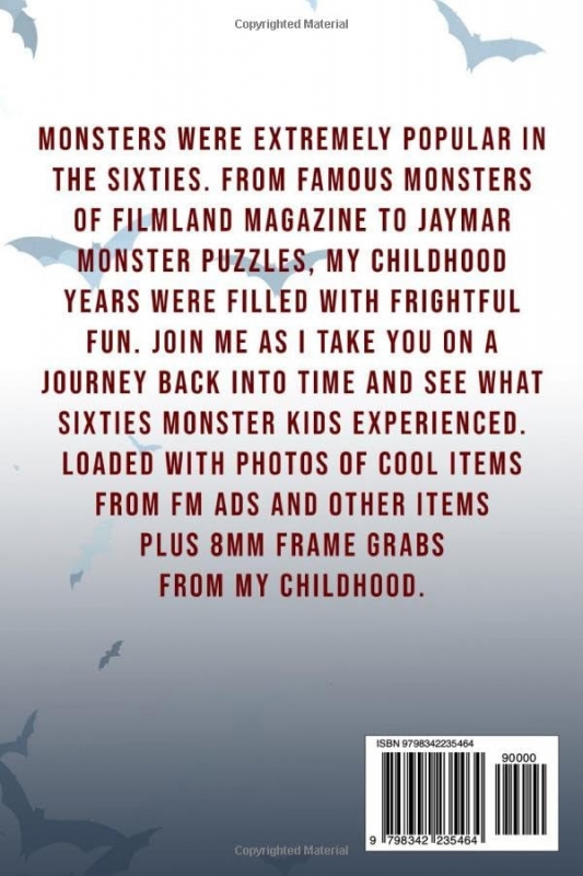 The 1960s: My Childhood Volume 1: The Monster Craze Paperback Book by Hal Dickens - Click Image to Close