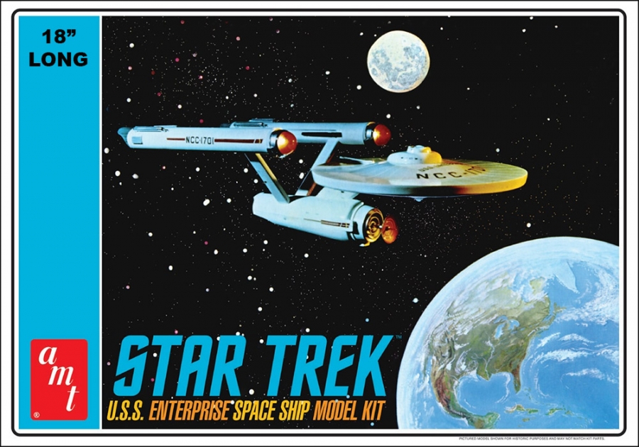 Star Trek Classic Enterprise NCC-1701 1/650 Model Kit by AMT - Click Image to Close