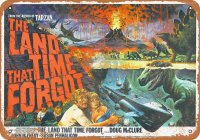 Land That Time Forgot 1975 Movie Metal Sign 9" x 12"