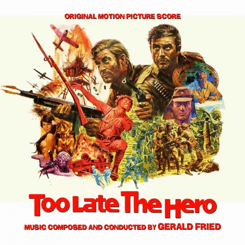 Too Late the Hero 1970 Soundtrack CD Gerald Fried - Click Image to Close