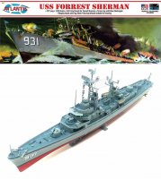 USS Forrest Sherman Destroyer 1/320 Scale Model Kit Aurora Reissue