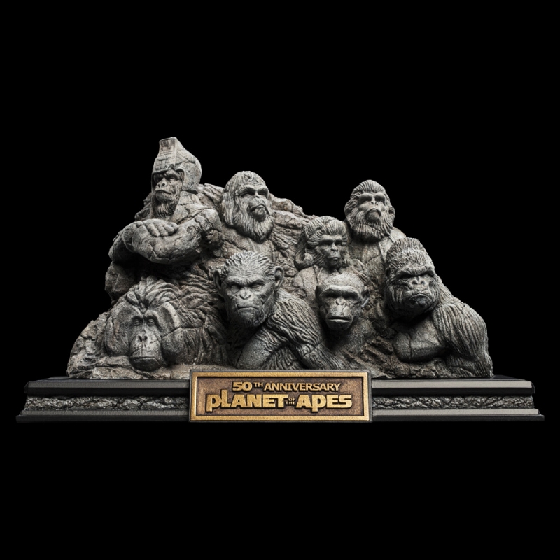 Planet of the Apes Through the Ages 50th Anniversary Statue - Click Image to Close