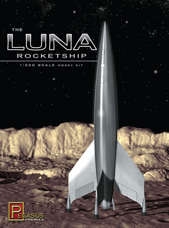 Destination Moon Luna Rocketship 1/350 Scale Model Kit - Click Image to Close