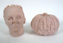 Halloween 1979 Michael Meyers Head and Pumpkin Master Sculpt