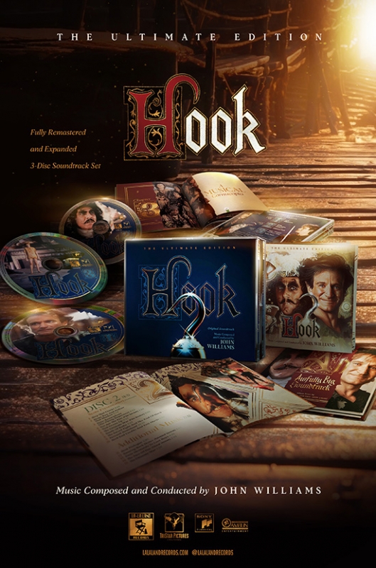 Hook 1991 The Ultimate Edition Expanded Remastered Soundtrack 3xCD John Williams - Click Image to Close