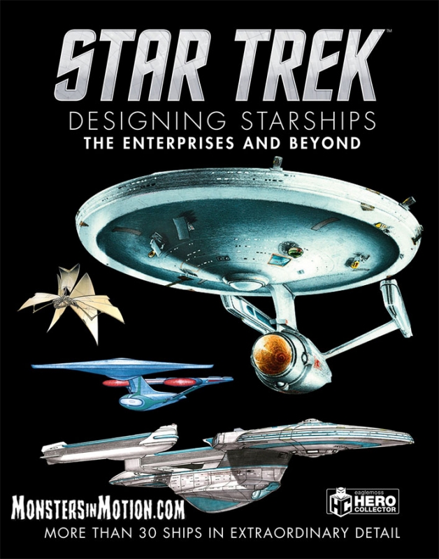 Star Trek Designing Starships Volume 1: The Enterprises and Beyond Hardcover Book - Click Image to Close