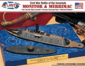 Battle of the Ironclads Monitor and Merrimac Model Kit by Atlantis