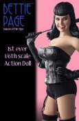 Bettie Page Queen of Pinups 1/6 Scale Action Doll Betty Page