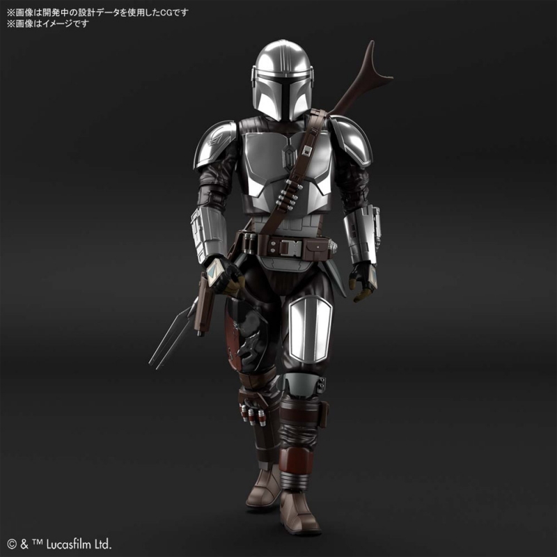 Star Wars The Mandalorian 1/12 Scale Model Kit by Bandai Japan - Click Image to Close