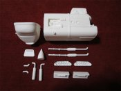 Red Dwarf Blue Midget Space Tank 1/72 Scale Model Kit