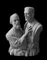 Bride of Frankenstein Blind Man and the Monster 1/4 Scale Bust Model Kit